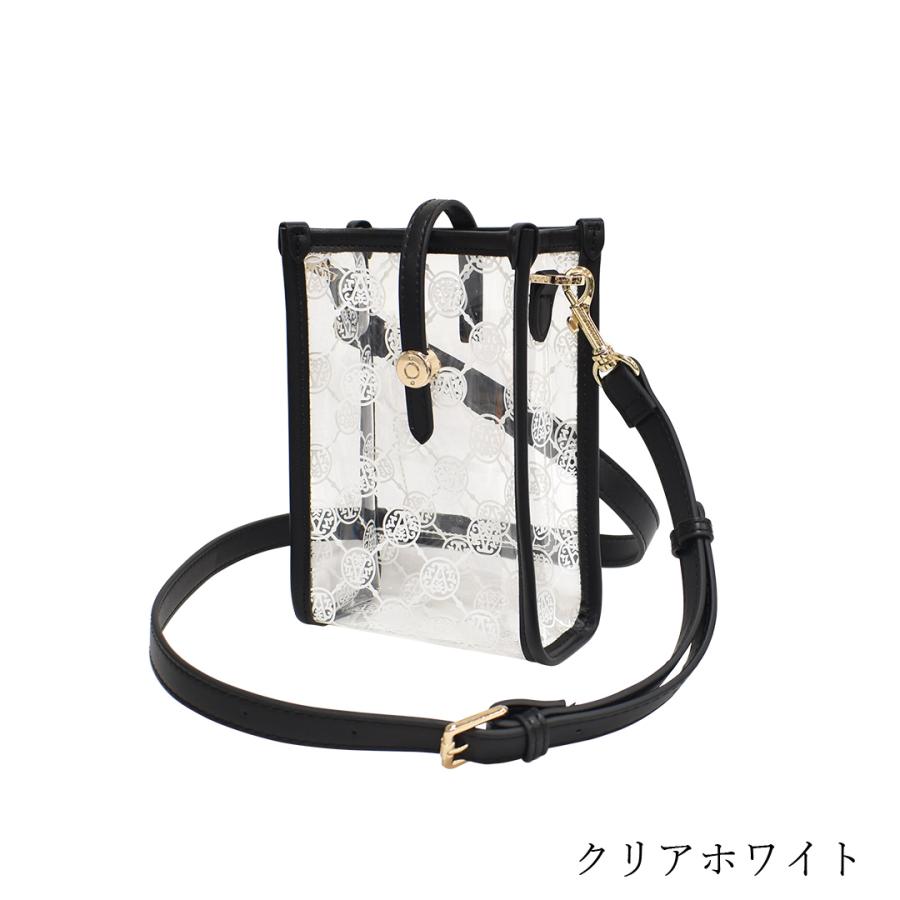 AnneCoquine（アンコキーヌ） モノグラム柄プリント クリアショルダー