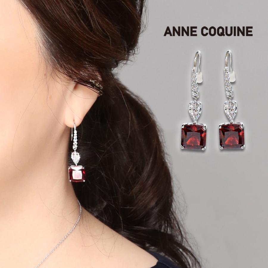 AnneCoquine（アンコキーヌ） ビッグレッドキュービックジルコニア