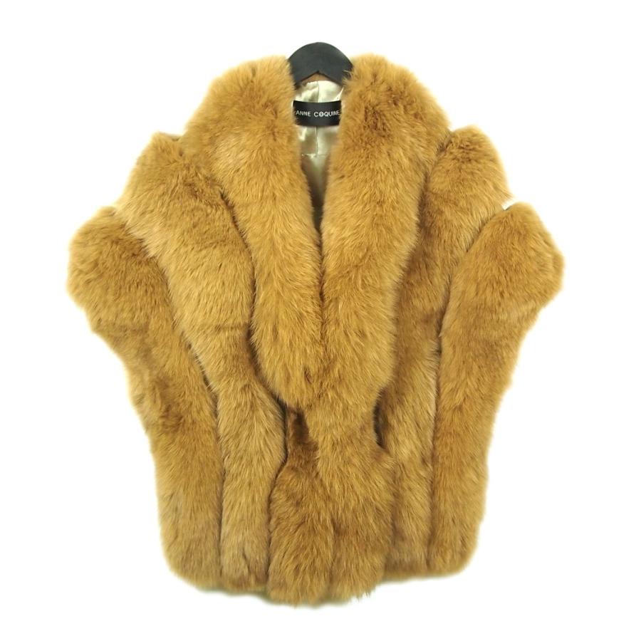 ★1万円お値引きホリデーセール★AnneCoquine★FOXリアルファー超美品 AnneCoquine（アンコキーヌ） リアルFOXファー ベスト（7032） ファー