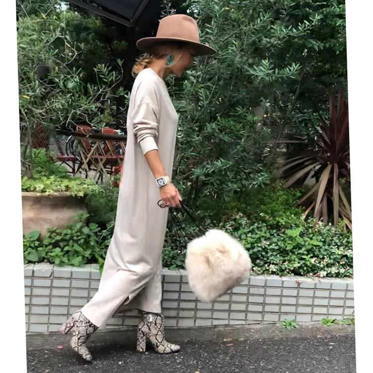 Anne Coquine（アンコキーヌ）アンコキーヌ こなれマキシニット