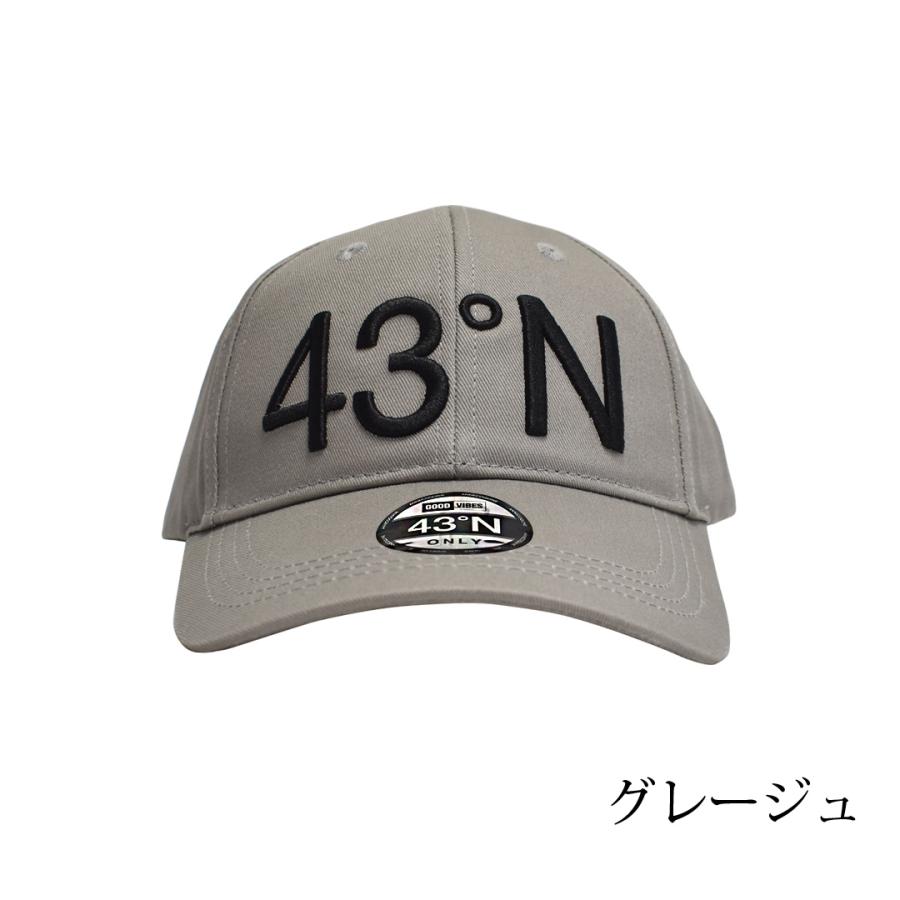 AnneCoquine（アンコキーヌ） Anne Coquine 43°N刺繍CAP ／ 7173 藤島