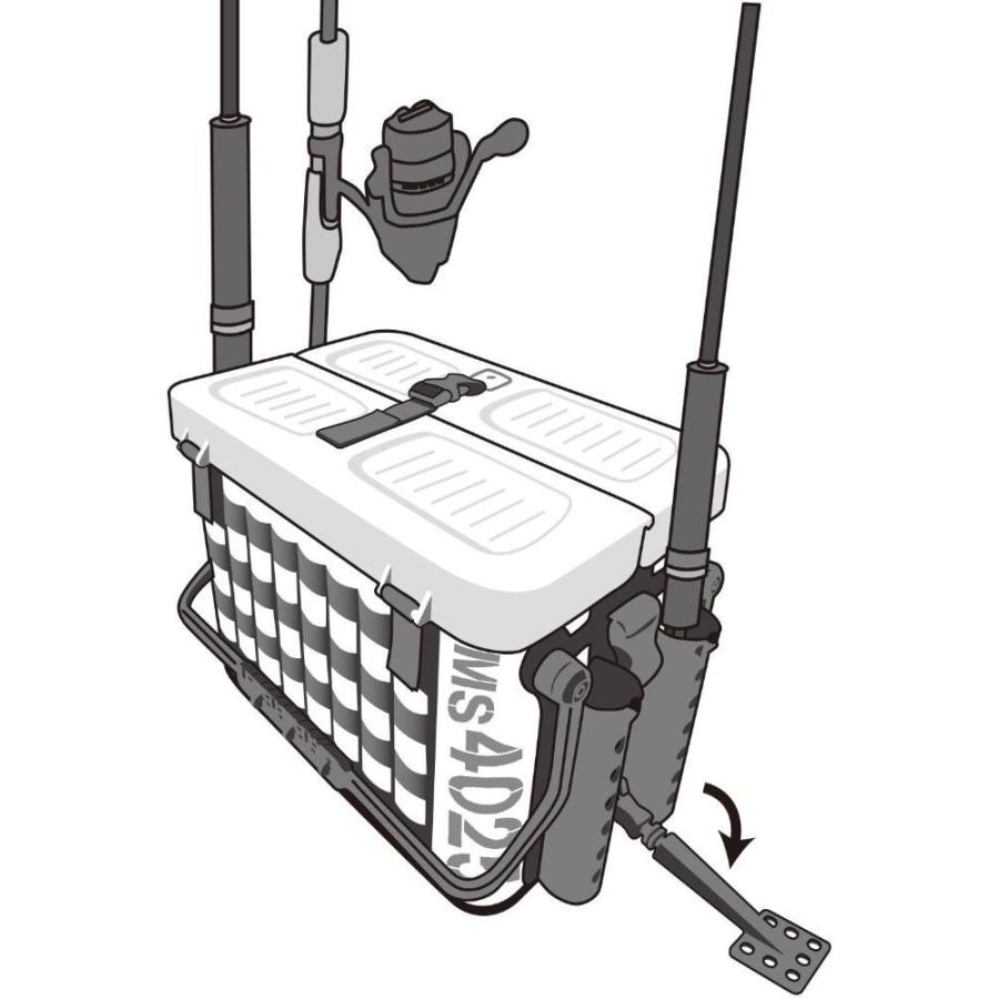 第一精工 タックルボックス タックルキャリアーms2725 5 シロ クロ ルアーケース タックルケース 釣り Southwestne Com