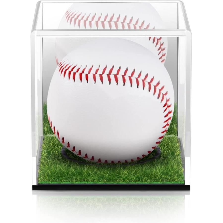 野球ボールケース サインボールケース 野球用 アクリル製 ディスプレイケース 保護 展示 防塵 四角型 コレクションケース 透明ケース(ミラー)  :gys01143876:anneesstore - 通販 - Yahoo!ショッピング
