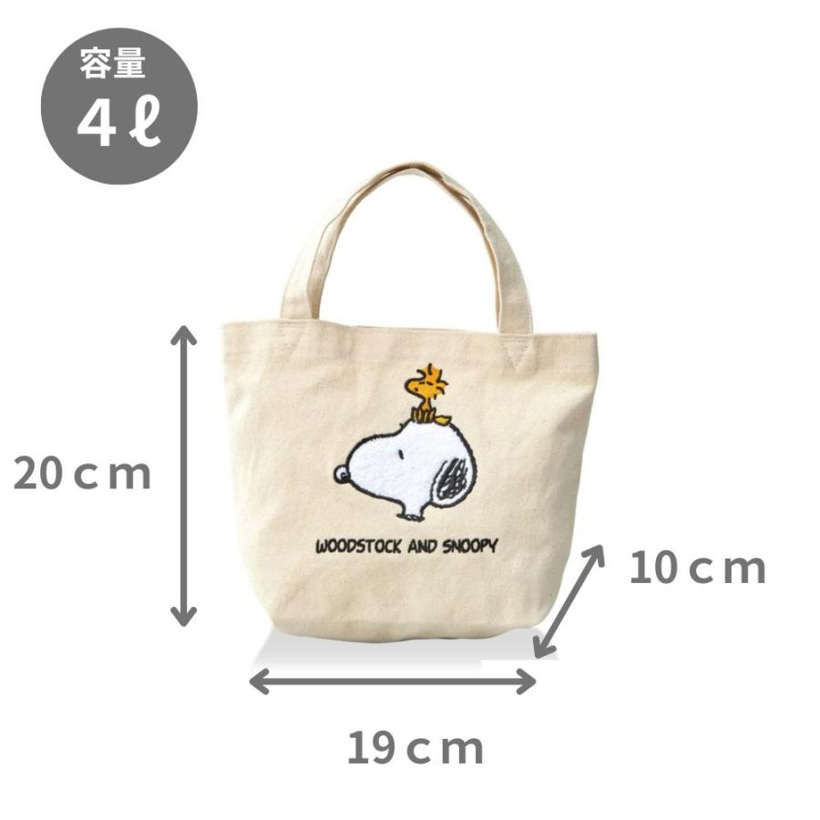 SNOOPY（スヌーピー） ミニトート 帆布 トート ランチトート バッグ