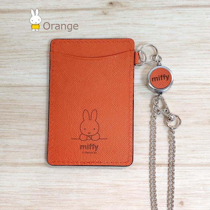 Miffy（ミッフィー） パスケース 本革 牛革 高級 日本製 パスポーチ IC