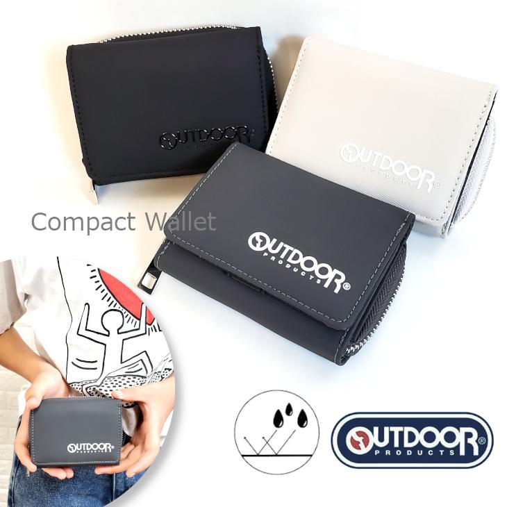 OUTDOOR PRODUCTS 三つ折り財布 コンパクト財布 ミニ財布 撥水 OUTDOOR PRODUCTS 三つ折り財布 コンパクト財布 ミニ財布 撥水