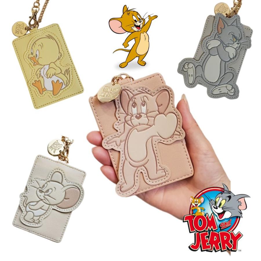トムとジェリー パスケース TOM＆JERRY×Flapper エポチャーム付