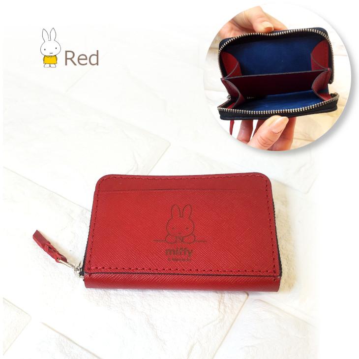 Miffy（ミッフィー） 財布 ミニ財布 コンパクト財布 本革 日本製 ミニ