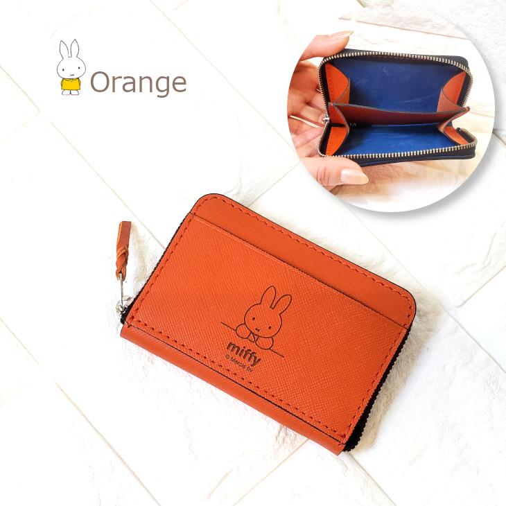 【コンパクトウォレット】ハンドメイド★フィロソフィー★未使用品に近い Miffy（ミッフィー） 財布 ミニ財布 コンパクト財布 本革 日本製 ミニ