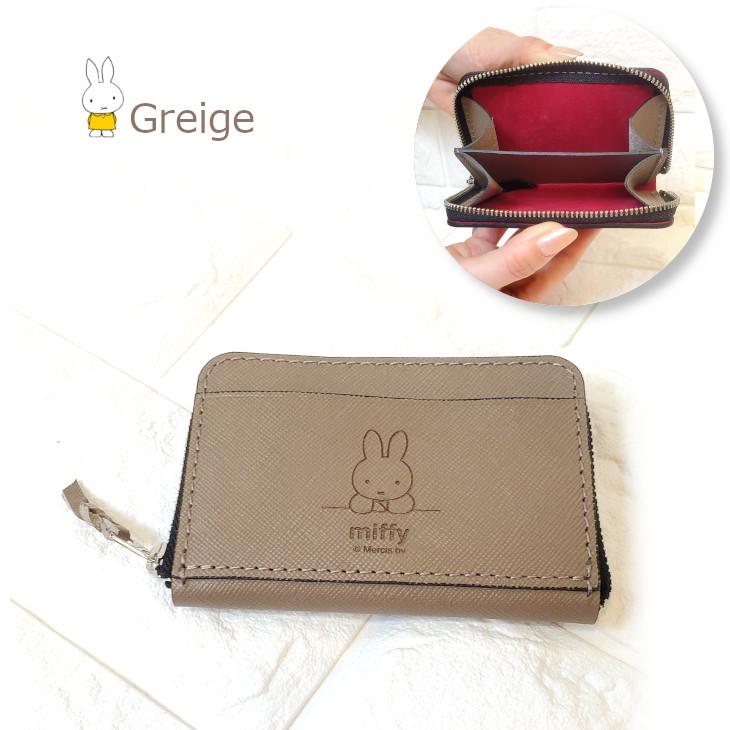 Miffy（ミッフィー） 財布 ミニ財布 コンパクト財布 本革 日本製 ミニ