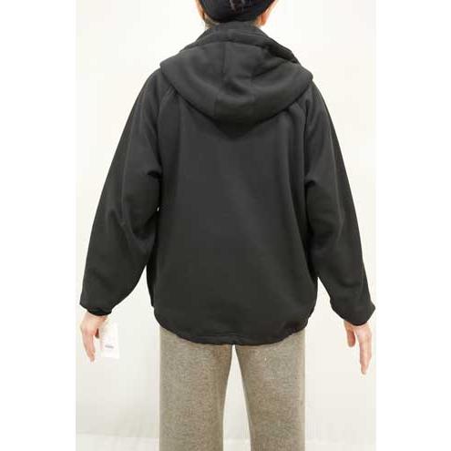 秋冬SALE【ローブ/パシオーネ/546423/40%OFF】超長綿ボンバーヒートスタンド＆フードジップリラックスパーカーバックロング丈/sps/1i11/5i57b771xx