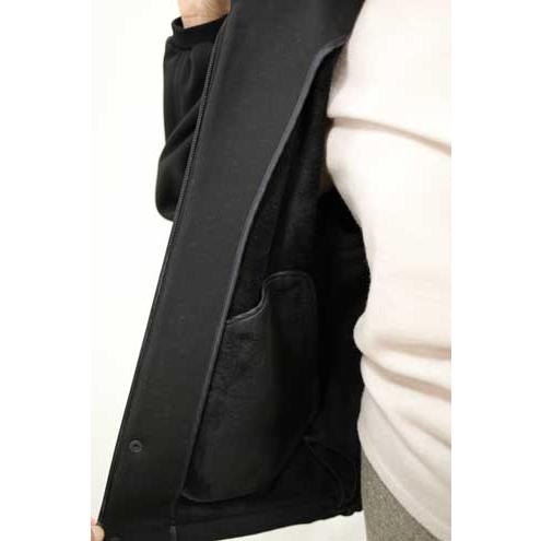 秋冬SALE【ローブ/パシオーネ/546423/40%OFF】超長綿ボンバーヒートスタンド＆フードジップリラックスパーカーバックロング丈/sps/1i11/5i57b771xx