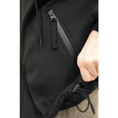 秋冬SALE【ローブ/パシオーネ/546423/40%OFF】超長綿ボンバーヒートスタンド＆フードジップリラックスパーカーバックロング丈/sps/1i11/5i57b771xx