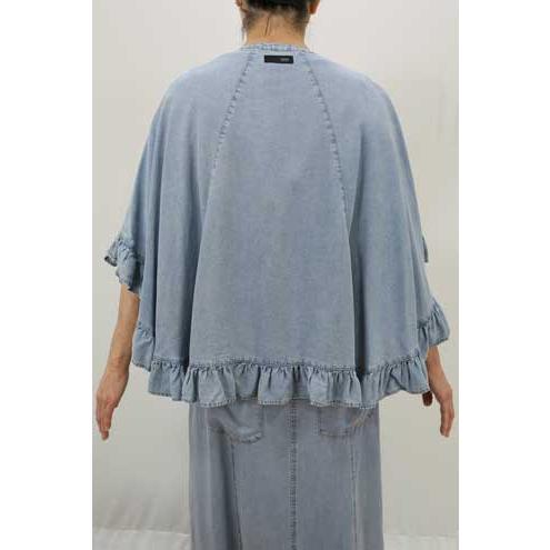 ayane 春夏値下げ【アヤン/826526/30%OFF】テンセルデニムVネック