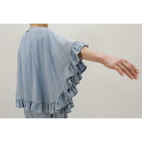 ayane 春夏値下げ【アヤン/826526/30%OFF】テンセルデニムVネック