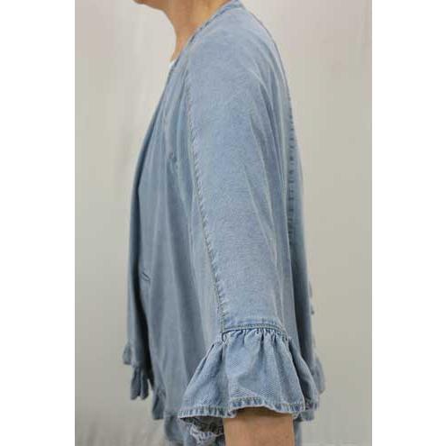 ayane 春夏値下げ【アヤン/826526/30%OFF】テンセルデニムVネック