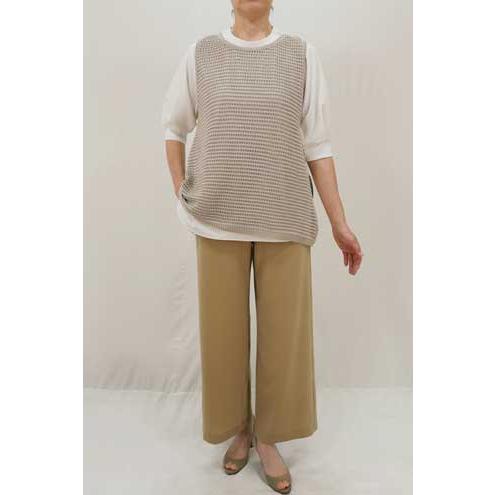 ayane 春夏値下げ【アヤン/826540/30%OFF】綿アクリルメッシュニット