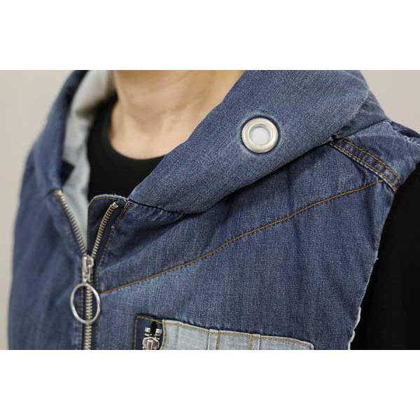 ayane 秋冬SALE【アヤン/875823/40%OFF】綿ポリダンガリーフードジップ