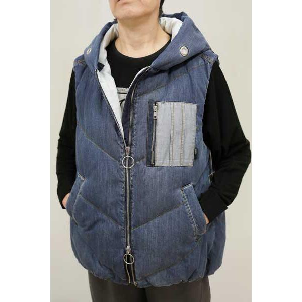 ayane 秋冬SALE【アヤン/875823/40%OFF】綿ポリダンガリーフードジップ