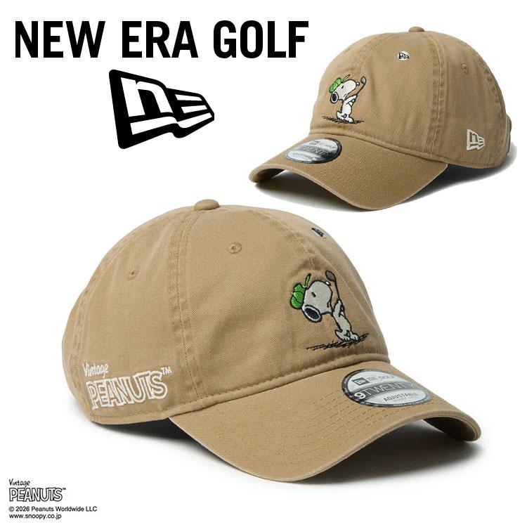 NEW ERA GOLF ピーナッツ　キャップ NEW ERA（ニューエラ） ゴルフ 9TWENTY Vintage PEANUTS ピーナッツ