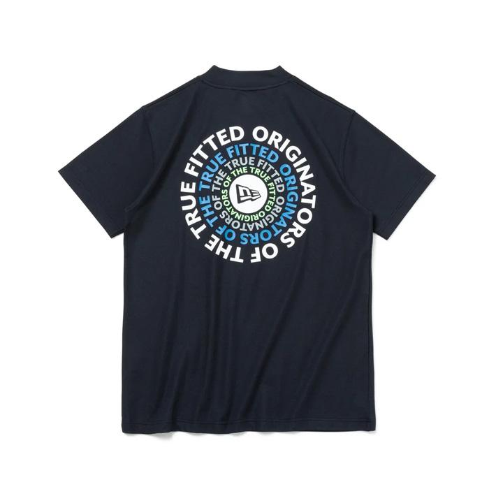 ニューエラ ゴルフ 半袖 鹿の子 ミッドネック Tシャツ Circle OOTTF メンズ 2024春夏 ゴルフウェア｜annexsports｜09