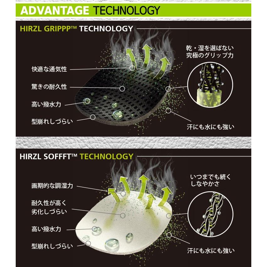 ハーツェル ゴルフグローブ レディース HIRZL SOFFFT PURE 雨や汗でも滑らない 右利き 左手用 メール便配送｜annexsports｜03