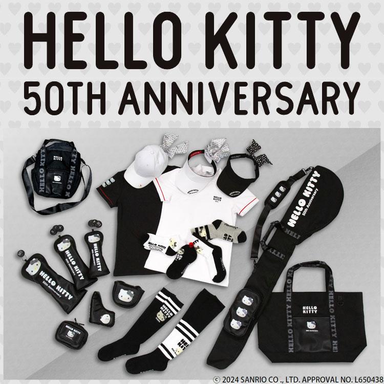 メール便配送 HELLO KITTY ハロー・キティ 50周年 ゴルフ スニーカーソックス 84032570 84032670 Lynx Golf｜annexsports｜02