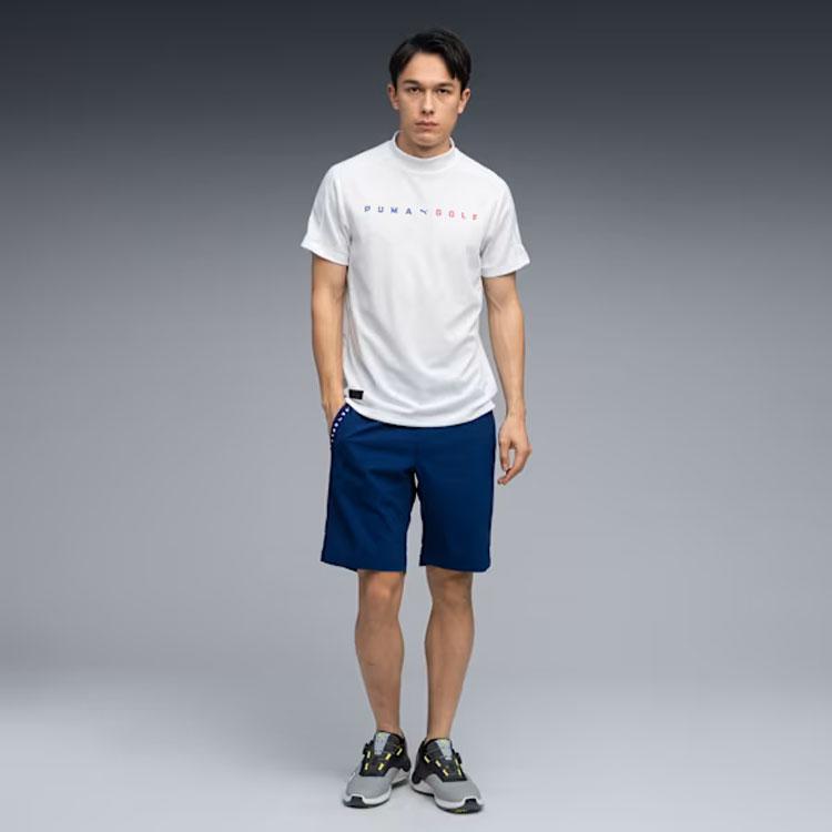 PUMA（プーマ） ゴルフ PB ロゴ モックネック半袖シャツ メンズ 2026春