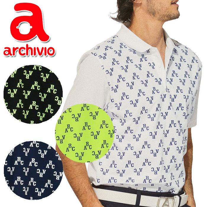 archivio（アルチビオ） 春夏 ゴルフ UV速乾カノコポロシャツ メンズ