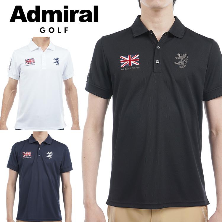 Admiral Golf（アドミラルゴルフ） フラッグ ポロシャツ メンズ 2026春