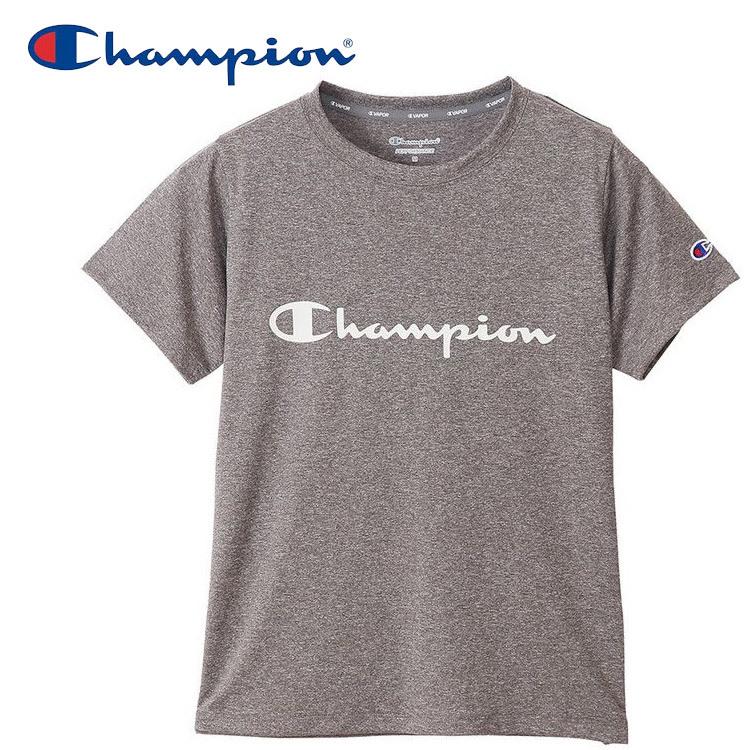 チャンピオン Champion Tシャツ CW-TS311 080 チャコール 半袖 カジュアルウェア トップス レディース Ｔシャツ  1AX3edrNTm, レディースファッション