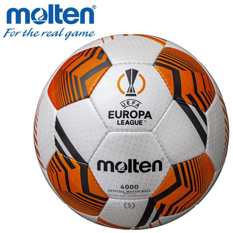 molten（モルテン） サッカーボール 5号球 ホワイト×オレンジ UEFA