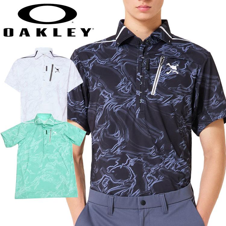 OAKLEY（オークリー） ゴルフ SKULL HEAT BLOCK FILMY 半袖ポロシャツ