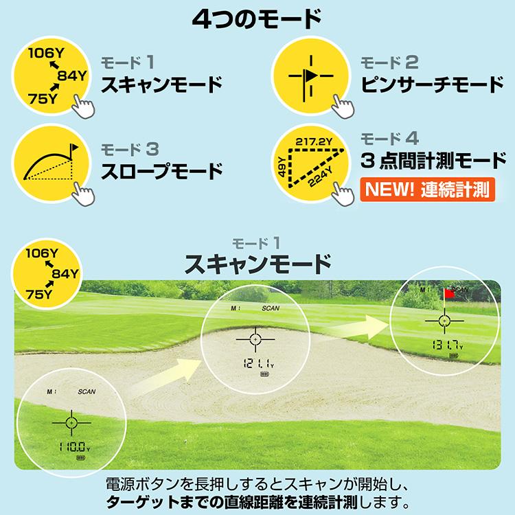 GREENON（グリーンオン） レーザーキャディー LASER CADDIE LB01 3点間