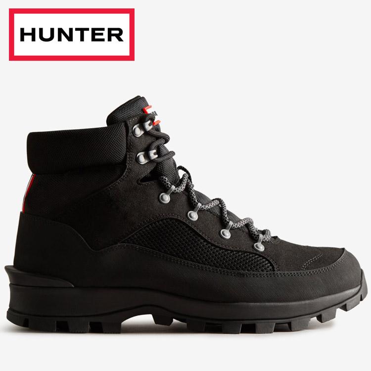 クリアランスセール ハンター メンズ エクスプローラー レース アップ コマンド ブーツ MFS9015NYLBLK mfs9015nyl