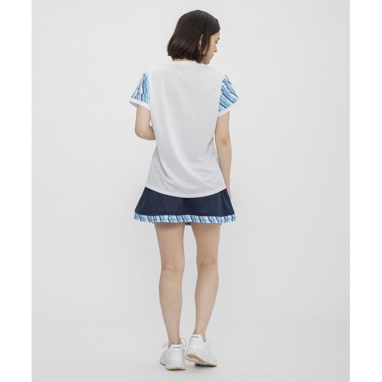 メール便配送 ルコック テニス SEASONAL PRINT GAME SKORT レディース QTWTJE07-NVY|annexsports|05