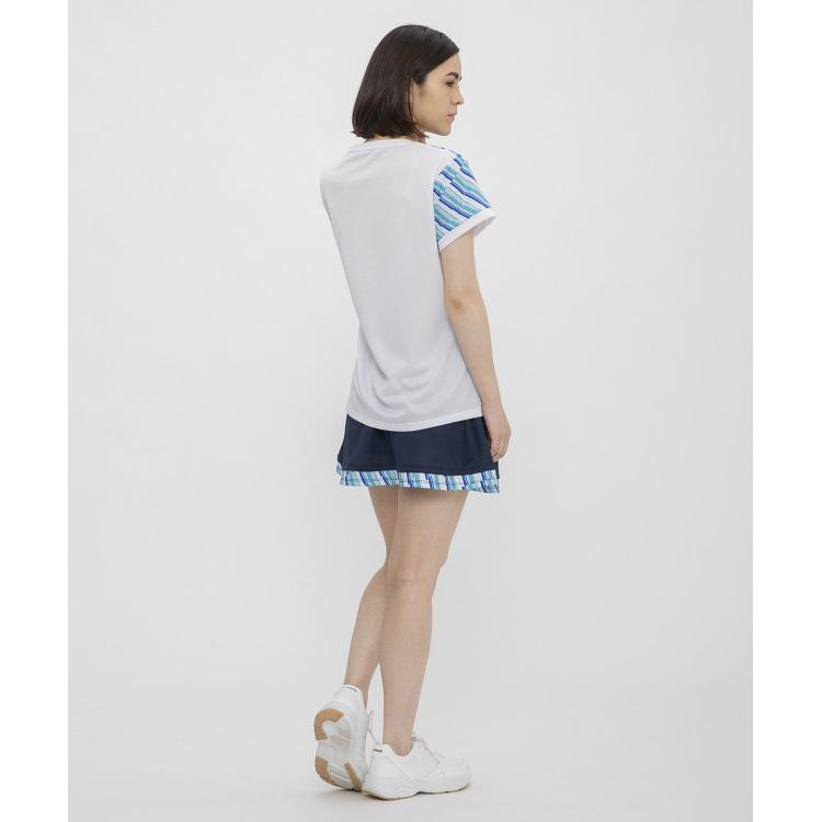 メール便配送 ルコック テニス SEASONAL PRINT GAME SKORT レディース QTWTJE07-NVY|annexsports|06