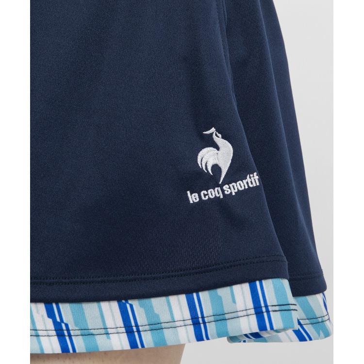 メール便配送 ルコック テニス SEASONAL PRINT GAME SKORT レディース QTWTJE07-NVY|annexsports|08