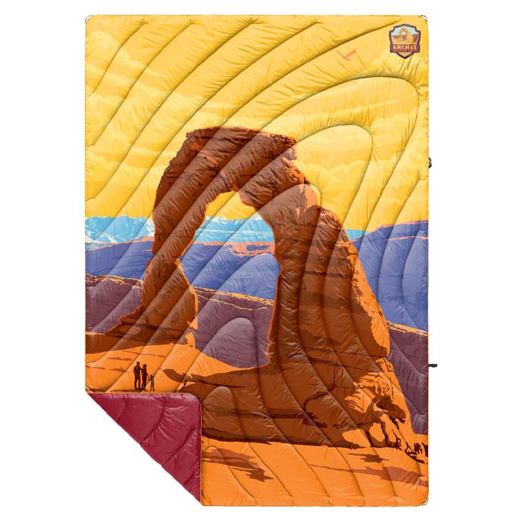 Rumpl(ランプル) ORIGINAL PUFFY BLANKET(オリジナル パフィー ブランケット) アメリカ国立公園コレクション ARCHES NATIONAL PARK｜annexsports｜02