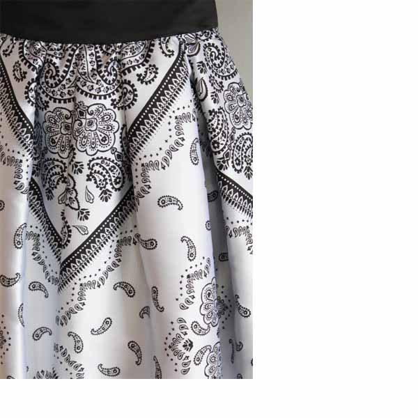 SALE セール 40%OFF 0302110221,Sov. / バンダナ柄ジャガードスカート  