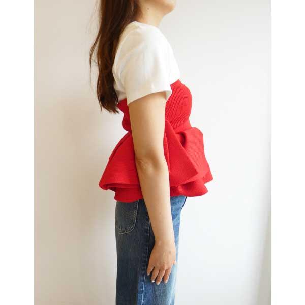 FRAY I.D 16WNT251046,styling,スタイリング,ラッフルニットベア FRAY I.D 16WNT251046,styling,スタイリング,ラッフルニットベア
