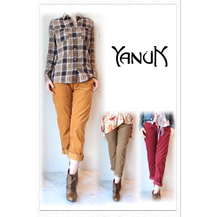 ヤヌーク レディース ヤヌーク セール SALE YANUK（ヤヌーク） コーデュロイクロプドチノPT レディース 通販