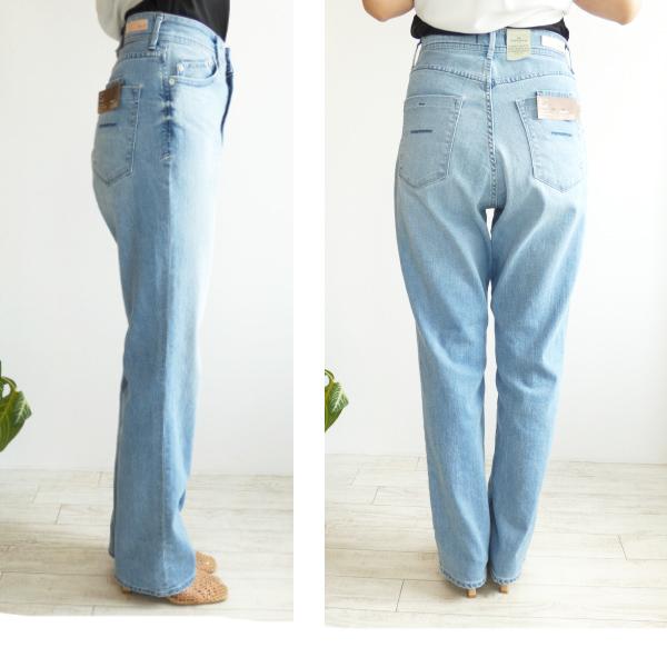 美品YANUK ヤヌーク 22サイズ straight LOUISE YANUK(ヤヌーク)｜Low Rise ストレート 【LOUISE】/サーフブルー の