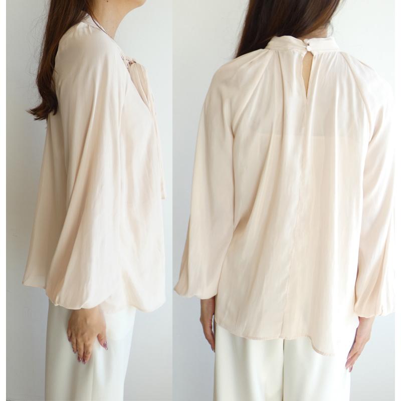 美品2025SS セルフォード　ビックリボンセミシアーブラウス　36 最終価格 ビッグリボンセミシアーブラウス(ブラウス・シャツ)｜TOPS（トップス