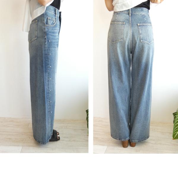 SALE,セール,FWFP244100,ハイウエストワイドビジューデニムパンツ, FRAYID,フレイアイディー,送料無料,24AW SALE,セール,FWFP244100,ハイウエストワイドビジューデニムパンツ, FRAYID,フレイアイディー,送料無料,24AW