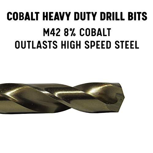 セール実施中 13/32 Cobalt Heavy Duty Jobber Length Drill Bit， Drill America， D/ACO13/32， Pack of 6