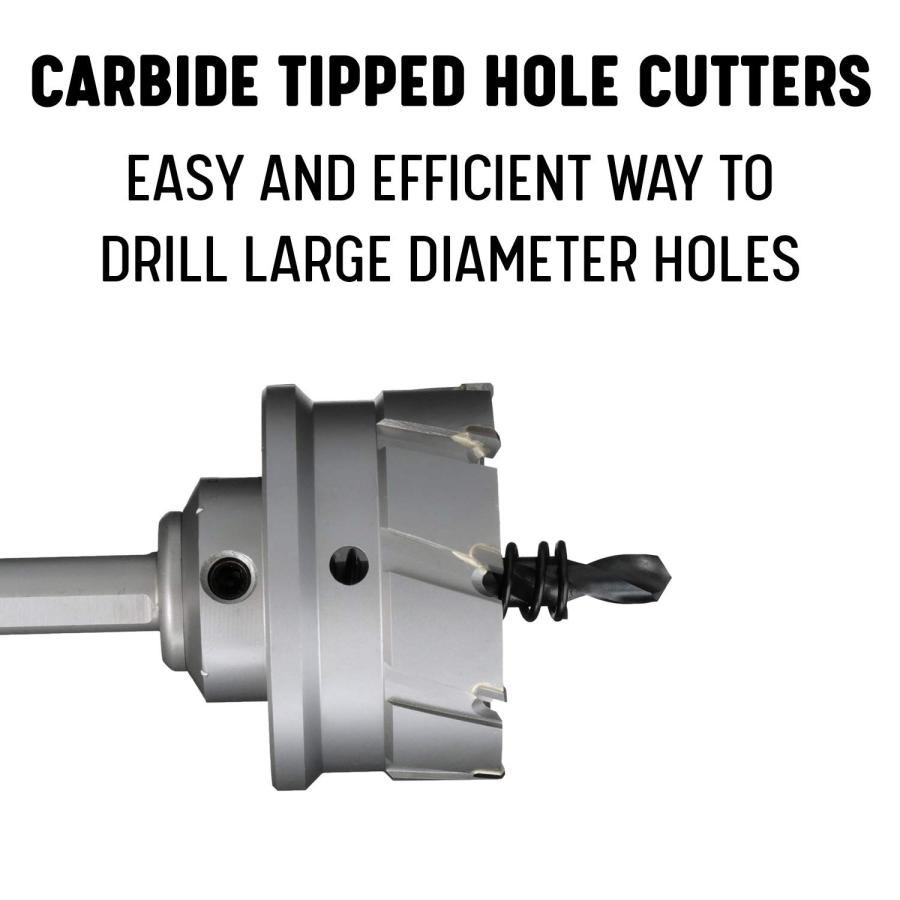 クリアランス超高品質 1-5/16 Carbide Tipped Hole Cutter， 1 Depth of Cut， CTH1312