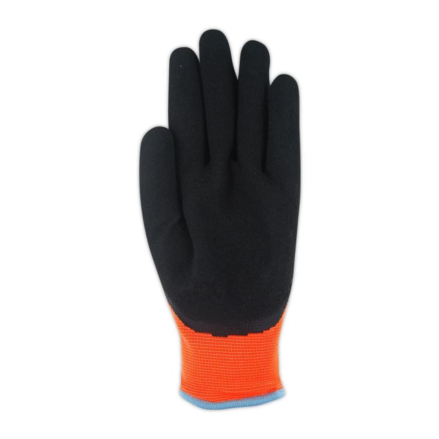 国内在庫有り MAGID D-ROC ANSI A2 Waterproof Thermal NitriX Grip Work Gloves， 3 Pairs， Size 10/XL (HV250W)