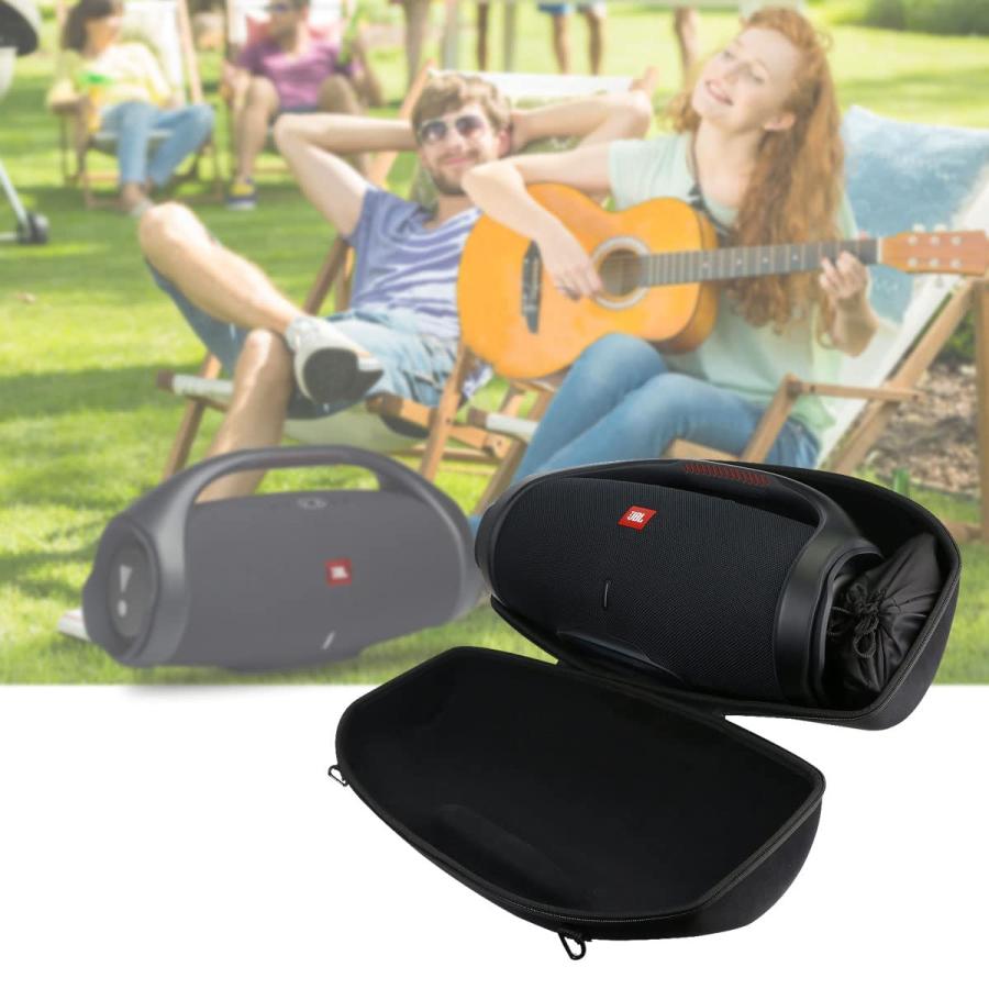 同時購入特典 co2CREA Hard Travel case Replacement for JBL Boombox 2 Boombox 3 Waterproof Portable Bluetooth Speaker (All Black Case for Boombox 2 Speaker)