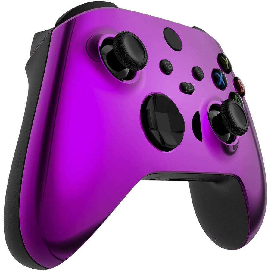 感謝の声続々！ Wireless Controller for Microsoft Xbox Series X/S ＆ Xbox One - Custom Soft Touch Feel - Custom Xbox Series X/S Controller (X/S Purple Chrome)